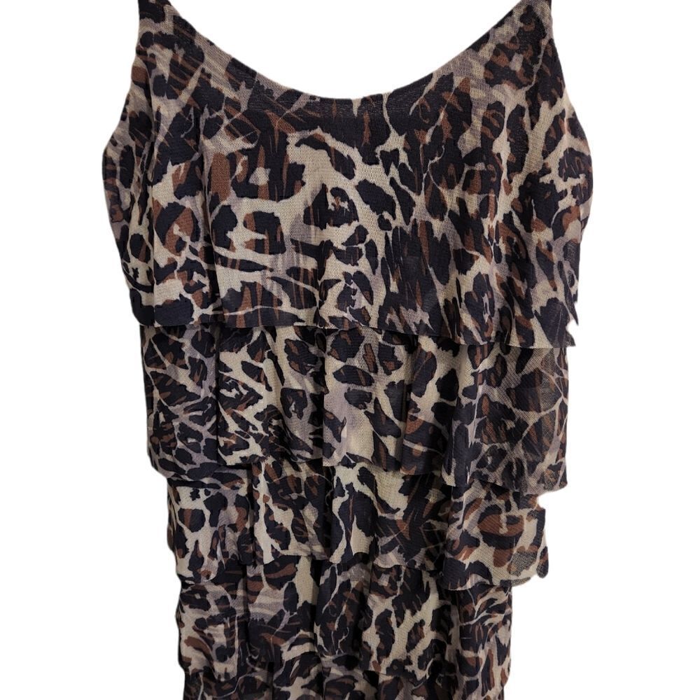 WESTON Wear Leopard Ruffled Tank